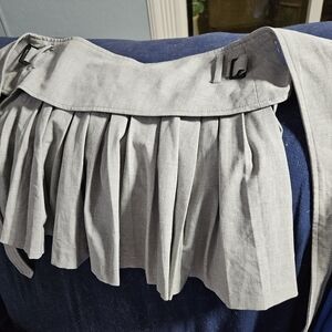 Zara Light Gray A-Line Skirt